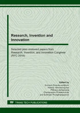 Chandra-Ambhorn / Kitisatorn / Jamsawang |  Research, Invention and Innovation | Buch |  Sack Fachmedien