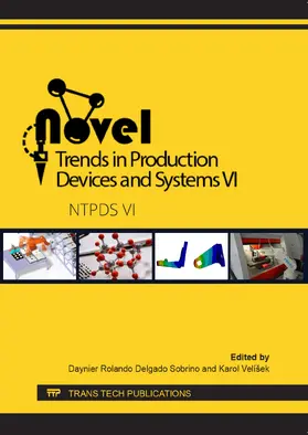 Delgado Sobrino / Velíšek |  Novel Trends in Production Devices and Systems VI | Buch |  Sack Fachmedien