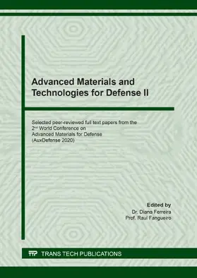 Ferreira / Fangueiro | Advanced Materials and Technologies for Defense II | Buch | 978-3-0357-1741-9 | sack.de
