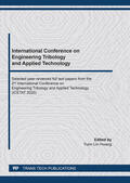Hwang |  International Conference on Engineering Tribology and Applied Technology | Buch |  Sack Fachmedien