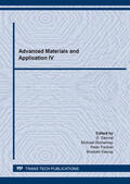 Samrat / McInerney / Fischer |  Advanced Materials and Application IV | Buch |  Sack Fachmedien