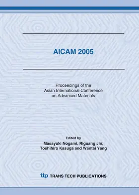 Nogami / Jin / Kasuga |  AICAM 2005 | Sonstiges |  Sack Fachmedien