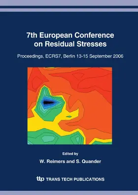 Reimers / Quander |  Residual Stresses VII, ECRS7 | Sonstiges |  Sack Fachmedien