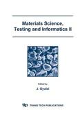 Gyulai |  Materials Science, Testing and Informatics II | Sonstiges |  Sack Fachmedien
