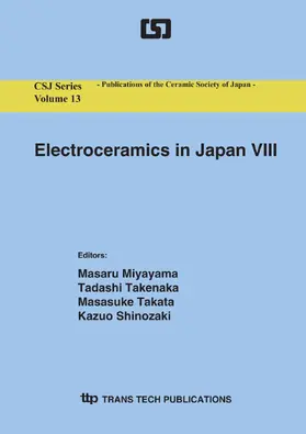 Miyayama / Takenaka / Takata | Electroceramics in Japan VIII | Sonstiges | 978-3-0357-1948-2 | www.sack.de