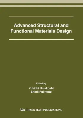 Umakoshi / Fujimoto |  Advanced Structural and Functional Materials Design | Sonstiges |  Sack Fachmedien