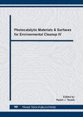 Tayade |  Photocatalytic Materials & Surfaces for Environmental Cleanup IV | Sonstiges |  Sack Fachmedien