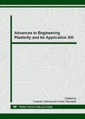 Yoshida / Hamasaki |  Advances in Engineering Plasticity and its Application XIII | Sonstiges |  Sack Fachmedien