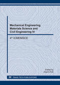 Zhao |  Mechanical Engineering, Materials Science and Civil Engineering IV | Sonstiges |  Sack Fachmedien