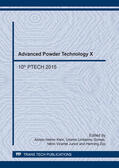 Klein / Gomes / Vicente Jr. |  Advanced Powder Technology X | Sonstiges |  Sack Fachmedien