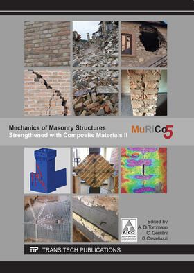 di Tommaso / Gentilini / Castellazzi | Mechanics of Masonry Structures Strengthened with Composite Materials II | Sonstiges | 978-3-0357-2164-5 | sack.de