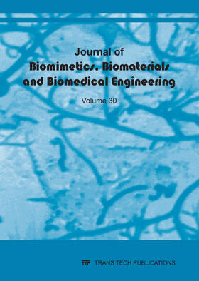 Journal of Biomimetics, Biomaterials and Biomedical Engineering Vol. 30 | Sonstiges | 978-3-0357-2210-9 | sack.de