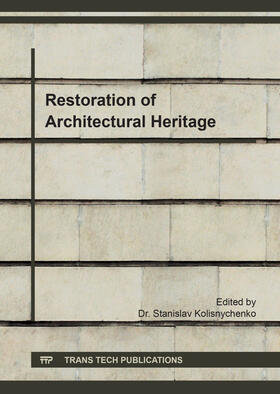 Kolisnychenko | Restoration of Architectural Heritage | Sonstiges | 978-3-0357-2247-5 | sack.de