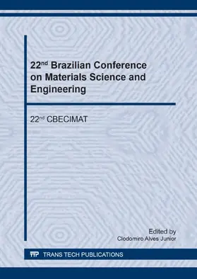 Alves Junior |  22nd Brazilian Conference on Materials Science and Engineering | Sonstiges |  Sack Fachmedien