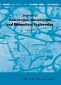  Journal of Biomimetics, Biomaterials and Biomedical Engineering Vol. 33 | Sonstiges |  Sack Fachmedien