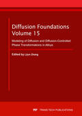 Zhang |  Diffusion Foundations Vol. 15 | Sonstiges |  Sack Fachmedien