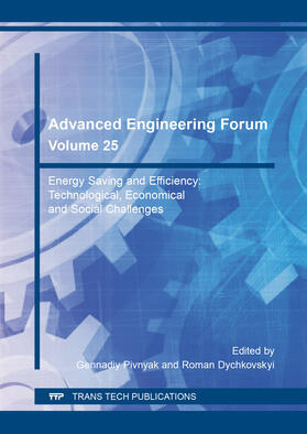 Pivnyak / Dychkovskyi | Advanced Engineering Forum Vol. 25 | Sonstiges | 978-3-0357-2340-3 | sack.de