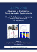 Yoon / Han / Kang |  Advances in Engineering Plasticity and its Application IX | Sonstiges |  Sack Fachmedien