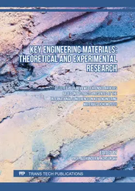 Korsunsky | Key Engineering Materials: Theoretical and Experimental Research | E-Book | www.sack.de