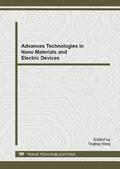 Wang |  Advanced Technologies in Nano Materials and Electric Devices | Sonstiges |  Sack Fachmedien