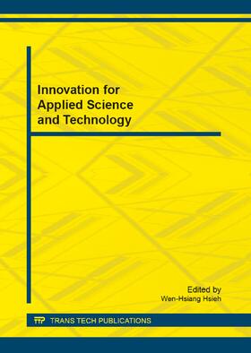 Hsieh |  Innovation for Applied Science and Technology | Sonstiges |  Sack Fachmedien