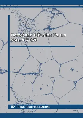  Defect and Diffusion Forum Vols. 127-128 | Sonstiges |  Sack Fachmedien