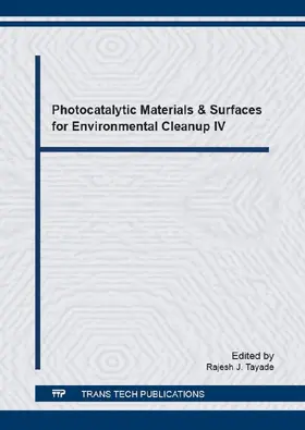 Tayade |  Photocatalytic Materials & Surfaces for Environmental Cleanup IV | eBook | Sack Fachmedien