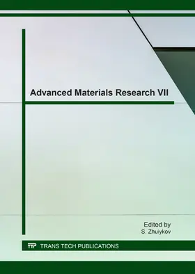 Zhuiykov | Advanced Materials Research VII | E-Book | www.sack.de