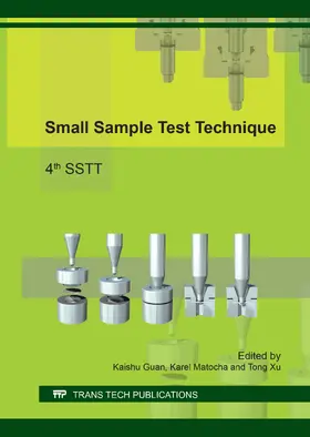 Guan / Matocha / Xu |  Small Sample Test Technique | eBook | Sack Fachmedien