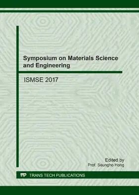 Hong | Symposium on Materials Science and Engineering | E-Book | www.sack.de