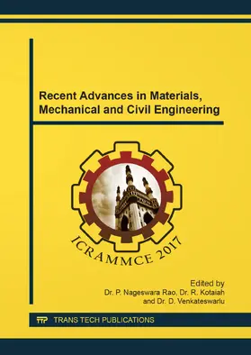 Rao / Kotaiah / Venkateswarlu |  Recent Advances in Materials, Mechanical and Civil Engineering | eBook | Sack Fachmedien