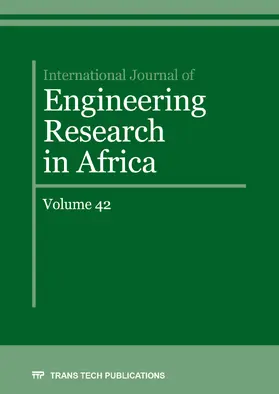 Ibhadode |  International Journal of Engineering Research in Africa. Vol. 42 | eBook | Sack Fachmedien