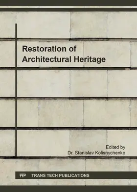 Kolisnychenko |  Restoration of Architectural Heritage | eBook | Sack Fachmedien