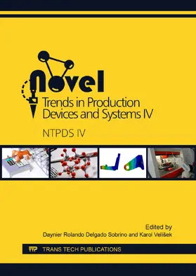 Delgado Sobrino / Velíšek / VelíSek |  Novel Trends in Production Devices and Systems IV | eBook | Sack Fachmedien