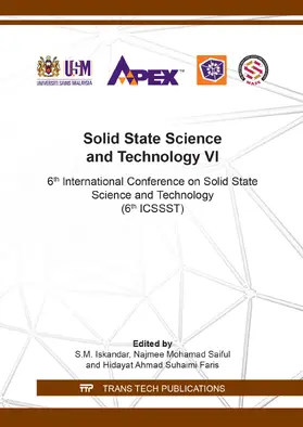 Mustafa / Saiful / Faris | Solid State Science and Technology VI | E-Book | www.sack.de