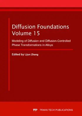 Zhang |  Diffusion Foundations Vol. 15 | eBook | Sack Fachmedien