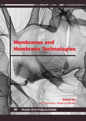 Kolisnychenko | Membranes and Membrane Technologies | E-Book | www.sack.de