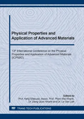 Matsuda / Khanh / Lich |  Physical Properties and Application of Advanced Materials | eBook | Sack Fachmedien