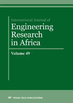 Ibhadode | International Journal of Engineering Research in Africa Vol. 49 | E-Book | www.sack.de