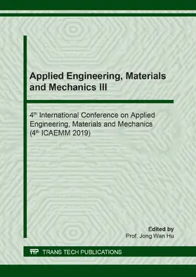 Hu | Applied Engineering, Materials and Mechanics III | E-Book | www.sack.de