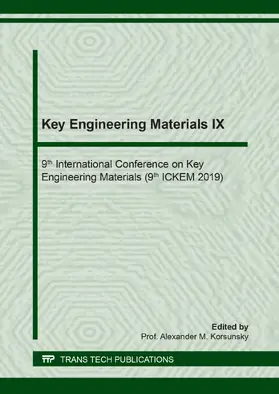 Korsunsky | Key Engineering Materials IX | E-Book | www.sack.de
