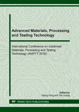 Fang |  Advanced Materials, Processing and Testing Technology | eBook | Sack Fachmedien