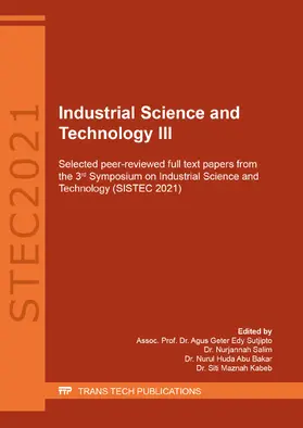 Sutjipto / Salim / Bakar |  Industrial Science and Technology III | eBook | Sack Fachmedien