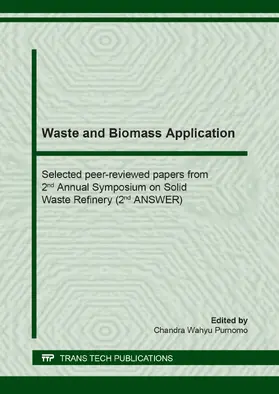 Purnomo | Waste and Biomass Application | E-Book | www.sack.de