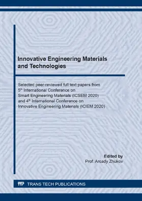 Zhukov |  Innovative Engineering Materials and Technologies | eBook | Sack Fachmedien