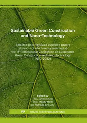 Shebl / Helal / Shoukry |  Sustainable Green Construction and Nano-Technology | eBook | Sack Fachmedien