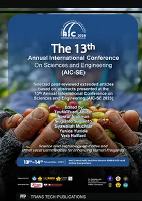 Abidin / Arahman / Sugianto |  The 13th Annual International Conference on Sciences and Engineering (AIC-SE) | eBook | Sack Fachmedien
