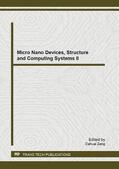 Zeng |  Micro Nano Devices, Structure and Computing Systems II | Sonstiges |  Sack Fachmedien