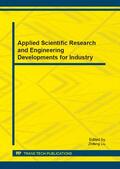 Liu |  Applied Scientific Research and Engineering Developments for Industry | Sonstiges |  Sack Fachmedien