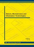 Yu |  Vehicle, Mechatronics and Information Technologies | Sonstiges |  Sack Fachmedien